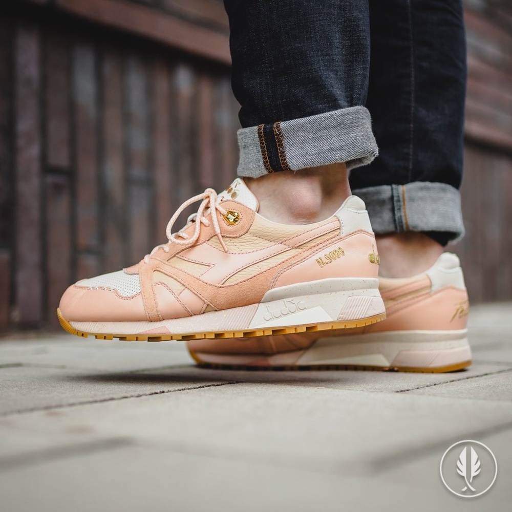 Diadora leather pink suede NWT snickers
